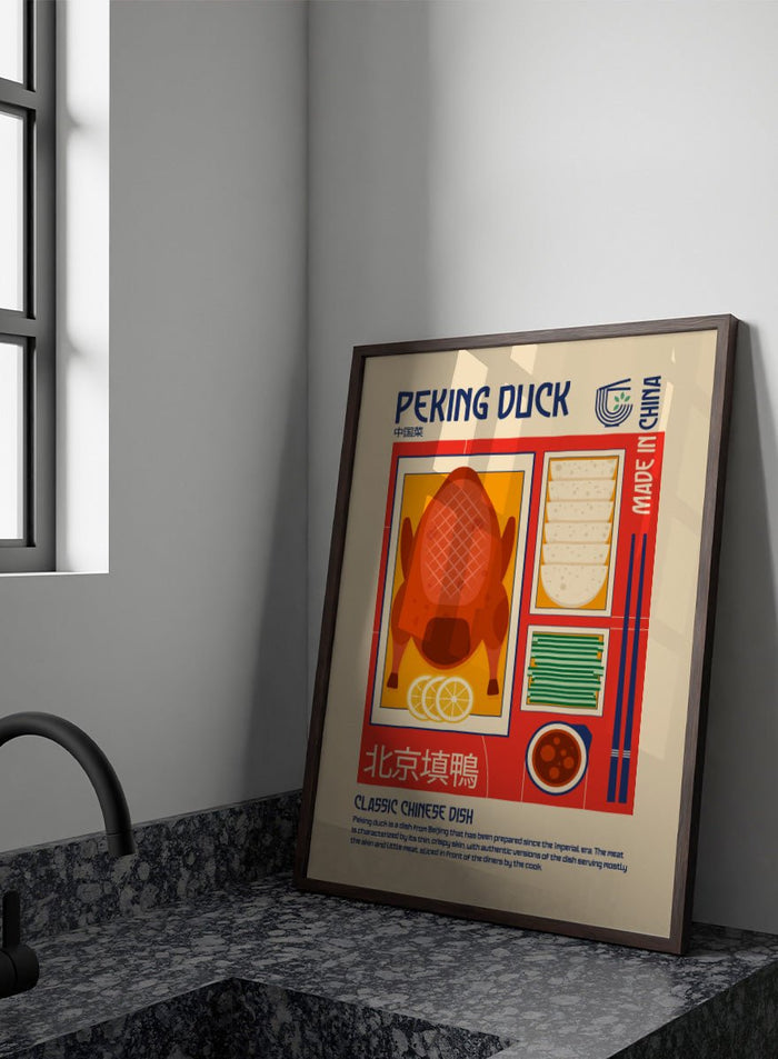 Retrodrome - Classic Peking Duck Art Print_Sugar & Canvas_Retrodrome