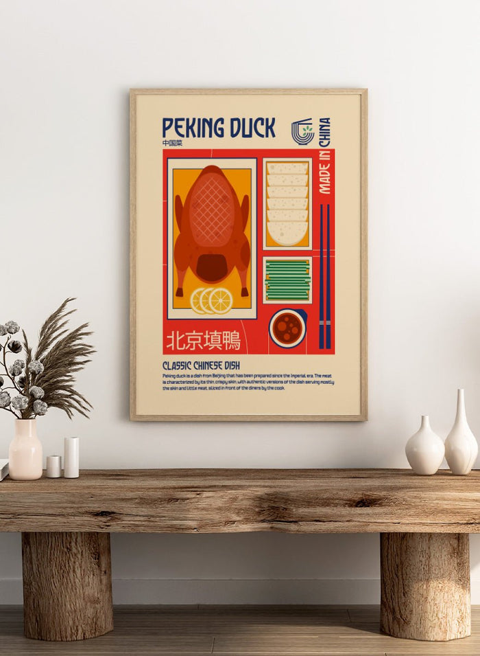Retrodrome - Classic Peking Duck Art Print_Sugar & Canvas_Retrodrome