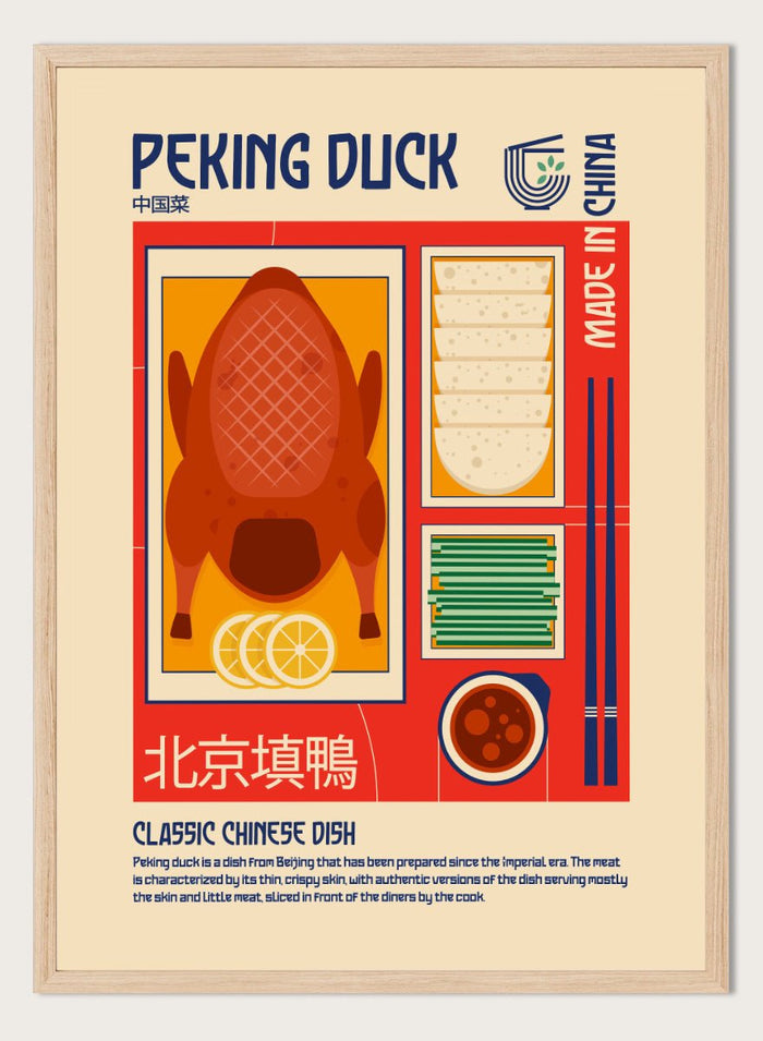 Retrodrome - Classic Peking Duck Art Print_Sugar & Canvas_Retrodrome