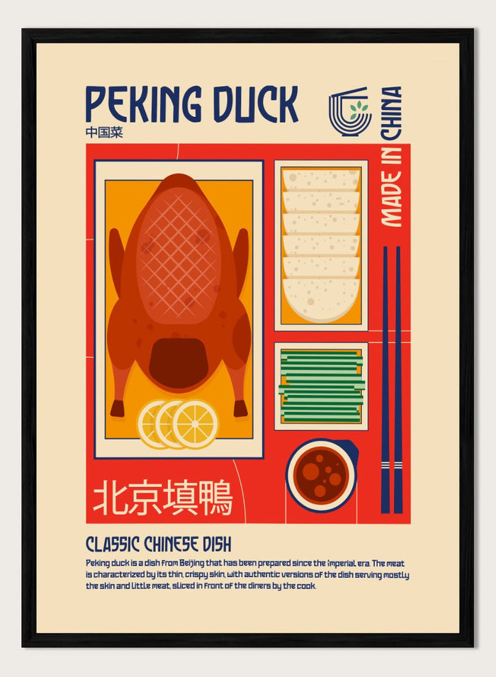Retrodrome - Classic Peking Duck Art Print_Sugar & Canvas_Retrodrome