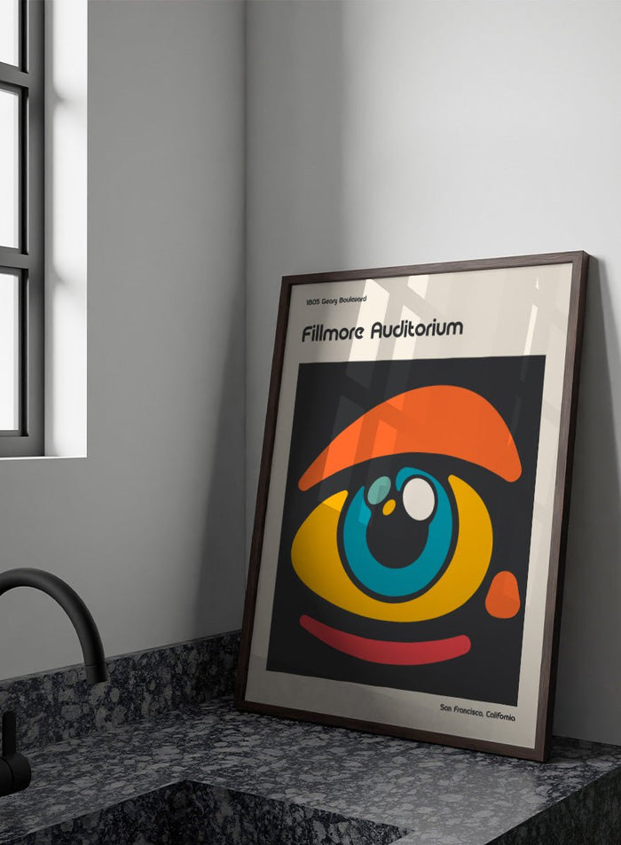 Retrodrome - Colorful Abstract Eye Art Print_Sugar & Canvas_Retrodrome