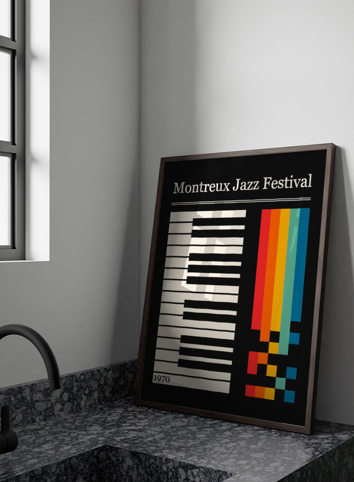 Retrodrome - Colorful Jazz Keyboard Art Print_Sugar & Canvas_Retrodrome