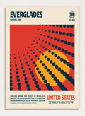 Retrodrome - Everglades Retro Sun Art Print_Sugar & Canvas_Retrodrome