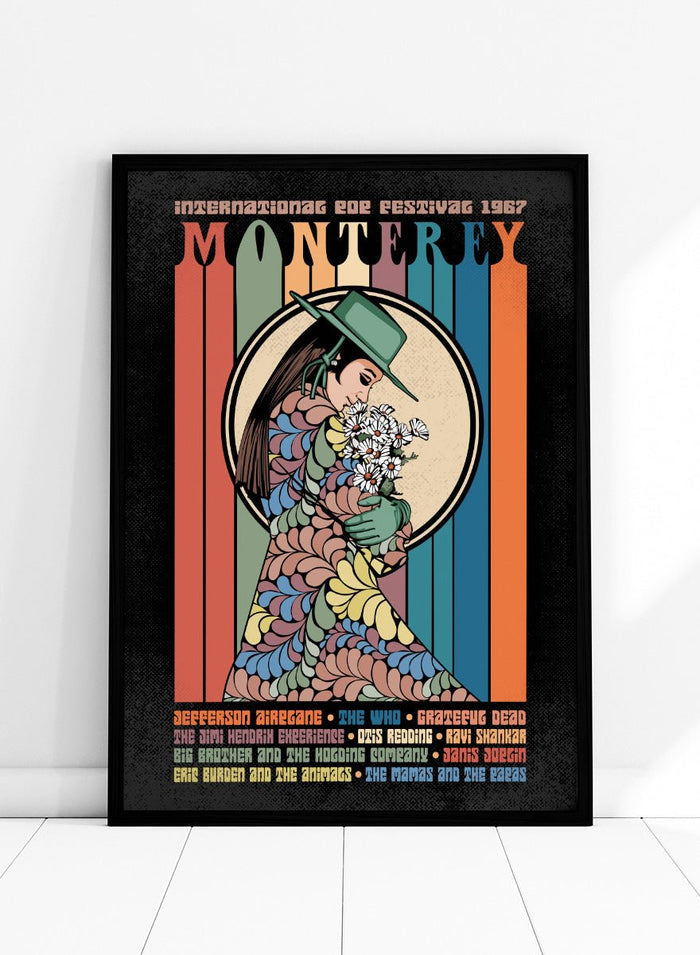 Retrodrome - Flower Child Festival Art Print_Sugar & Canvas_Retrodrome