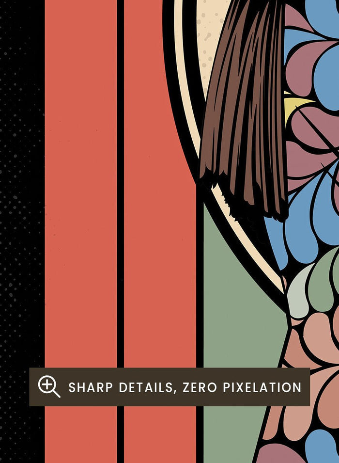 Retrodrome - Flower Child Festival Art Print_Sugar & Canvas_Retrodrome