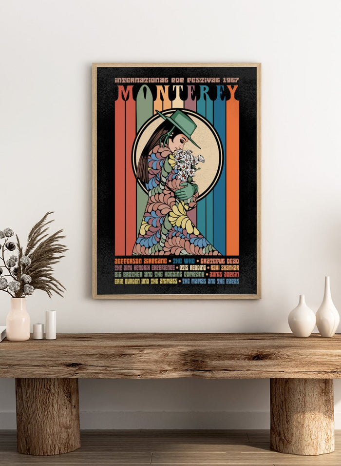 Retrodrome - Flower Child Festival Art Print_Sugar & Canvas_Retrodrome