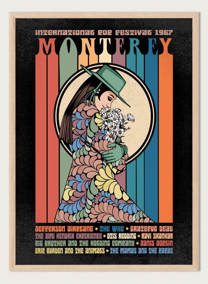 Retrodrome - Flower Child Festival Art Print_Sugar & Canvas_Retrodrome