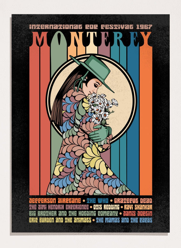 Retrodrome - Flower Child Festival Art Print_Sugar & Canvas_Retrodrome
