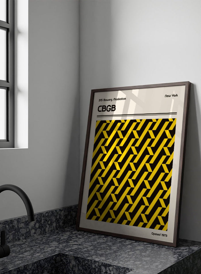 Retrodrome - Geometric Optical Illusion Art Print_Sugar & Canvas_Retrodrome