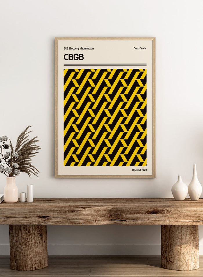 Retrodrome - Geometric Optical Illusion Art Print_Sugar & Canvas_Retrodrome