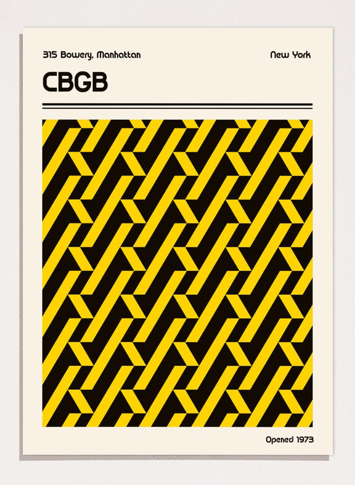 Retrodrome - Geometric Optical Illusion Art Print_Sugar & Canvas_Retrodrome