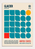 Retrodrome - Glacier National Park Retro Art Print_Sugar & Canvas_Retrodrome