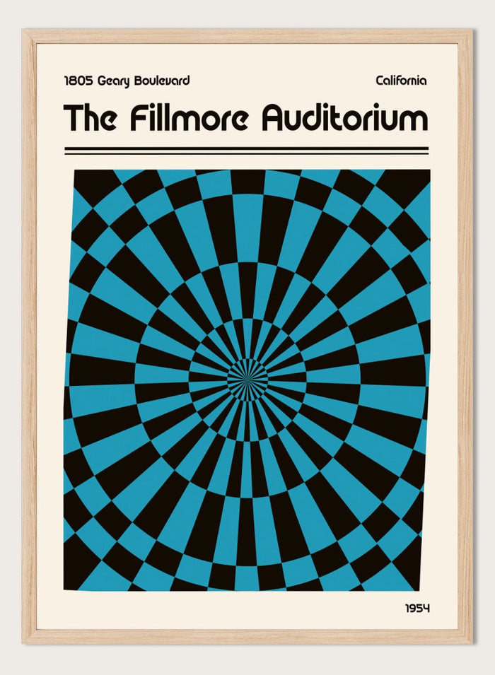 Retrodrome - Psychedelic Checkerboard Vortex Art Print_Sugar & Canvas_Retrodrome