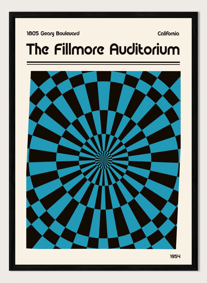 Retrodrome - Psychedelic Checkerboard Vortex Art Print_Sugar & Canvas_Retrodrome