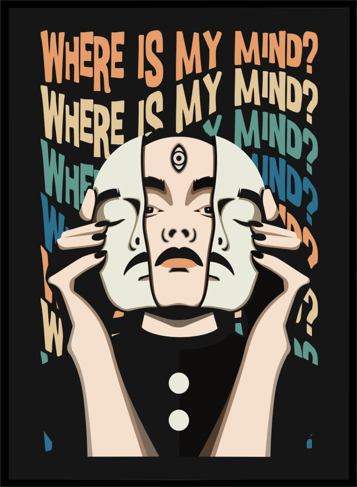 Retrodrome - Questioning My Identity Art Print_Sugar & Canvas_Retrodrome