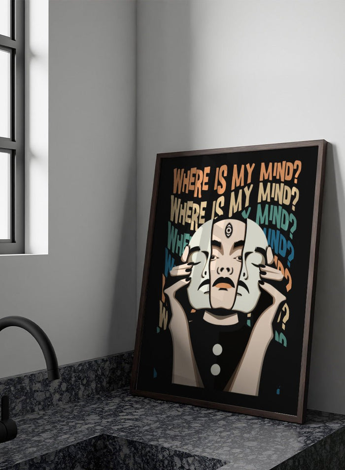 Retrodrome - Questioning My Identity Art Print_Sugar & Canvas_Retrodrome