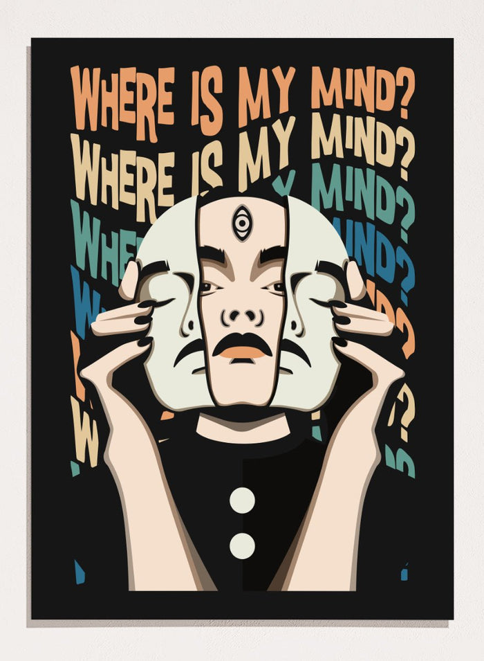 Retrodrome - Questioning My Identity Art Print_Sugar & Canvas_Retrodrome