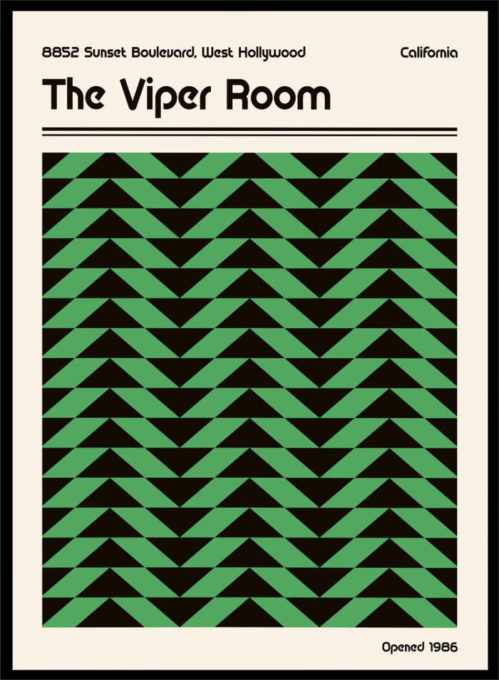 Retrodrome - Retro Sunset Chevron Art Print_Sugar & Canvas_Retrodrome