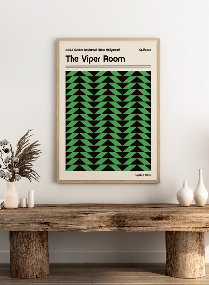 Retrodrome - Retro Sunset Chevron Art Print_Sugar & Canvas_Retrodrome