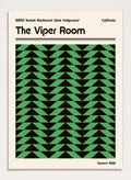 Retrodrome - Retro Sunset Chevron Art Print_Sugar & Canvas_Retrodrome
