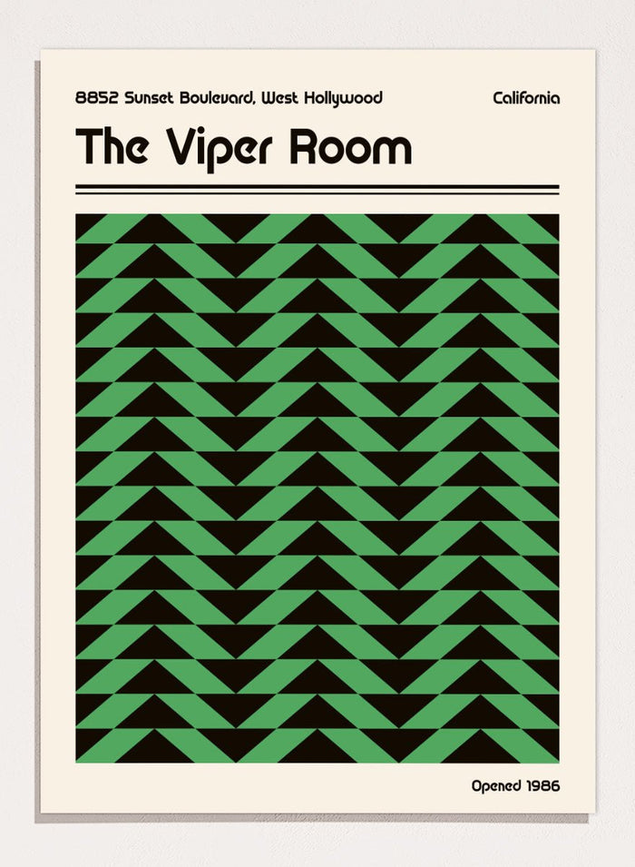 Retrodrome - Retro Sunset Chevron Art Print_Sugar & Canvas_Retrodrome