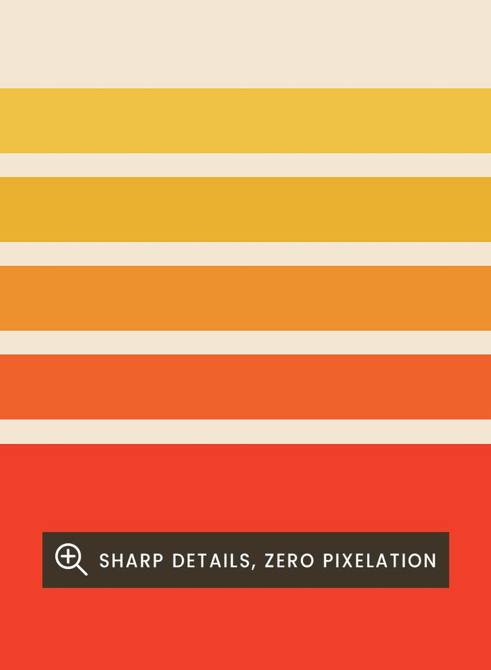 Retrodrome - Retro Zion Desert Sun Art Print_Sugar & Canvas_Retrodrome