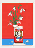 Retrodrome - Spilled Milk Pop Art Art Print_Sugar & Canvas_Retrodrome