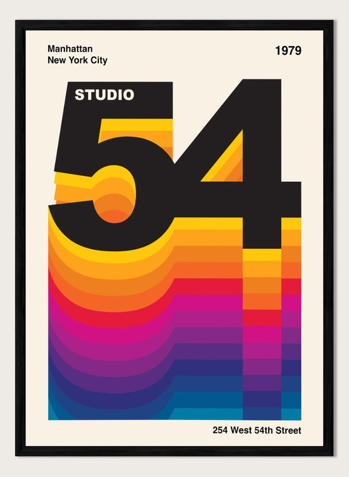 Retrodrome - Vibrant Retro Digits Art Print_Sugar & Canvas_Retrodrome