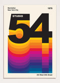 Retrodrome - Vibrant Retro Digits Art Print_Sugar & Canvas_Retrodrome