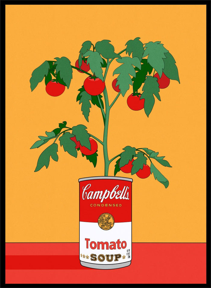Retrodrome - Vibrant Tomato Plant Art Print_Sugar & Canvas_Retrodrome