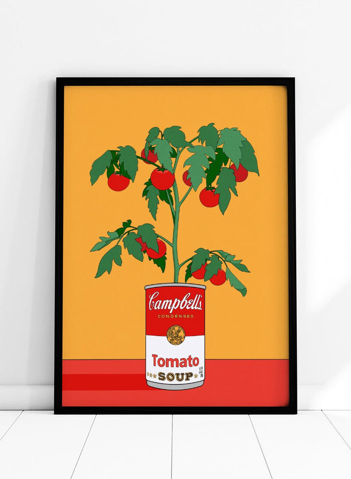 Retrodrome - Vibrant Tomato Plant Art Print_Sugar & Canvas_Retrodrome