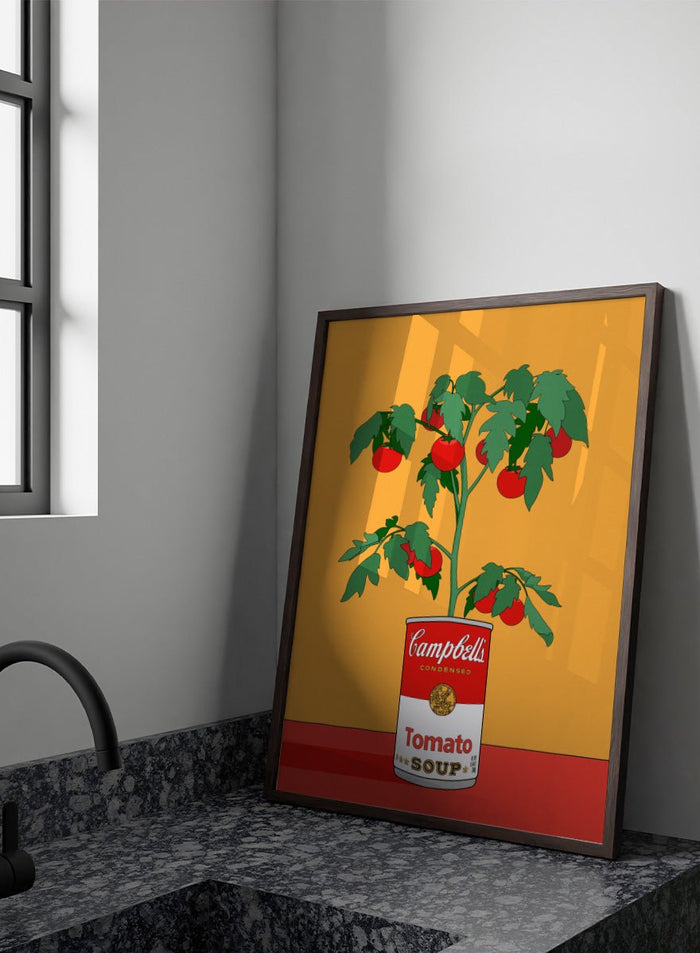 Retrodrome - Vibrant Tomato Plant Art Print_Sugar & Canvas_Retrodrome