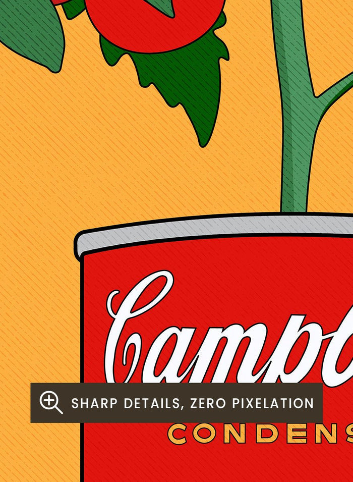 Retrodrome - Vibrant Tomato Plant Art Print_Sugar & Canvas_Retrodrome