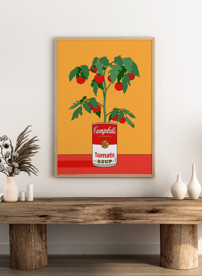 Retrodrome - Vibrant Tomato Plant Art Print_Sugar & Canvas_Retrodrome