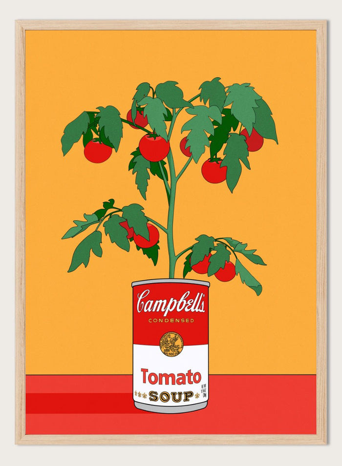 Retrodrome - Vibrant Tomato Plant Art Print_Sugar & Canvas_Retrodrome
