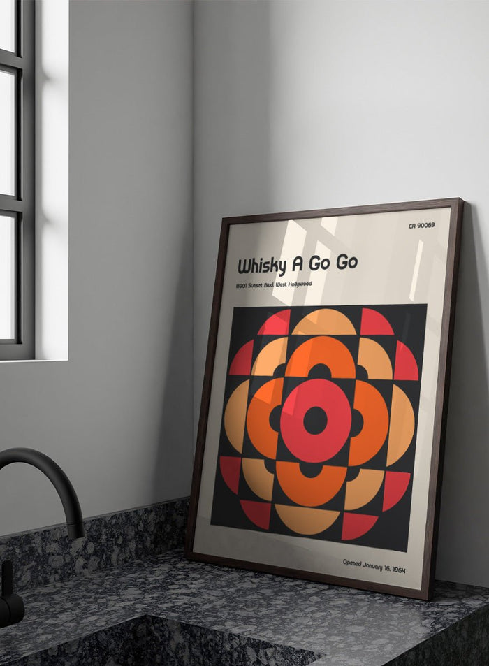 Retrodrome - Whisky A Go Go Mod Design Art Print_Sugar & Canvas_Retrodrome