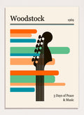 Retrodrome - Woodstock Guitar Festival Art Print_Sugar & Canvas_Retrodrome