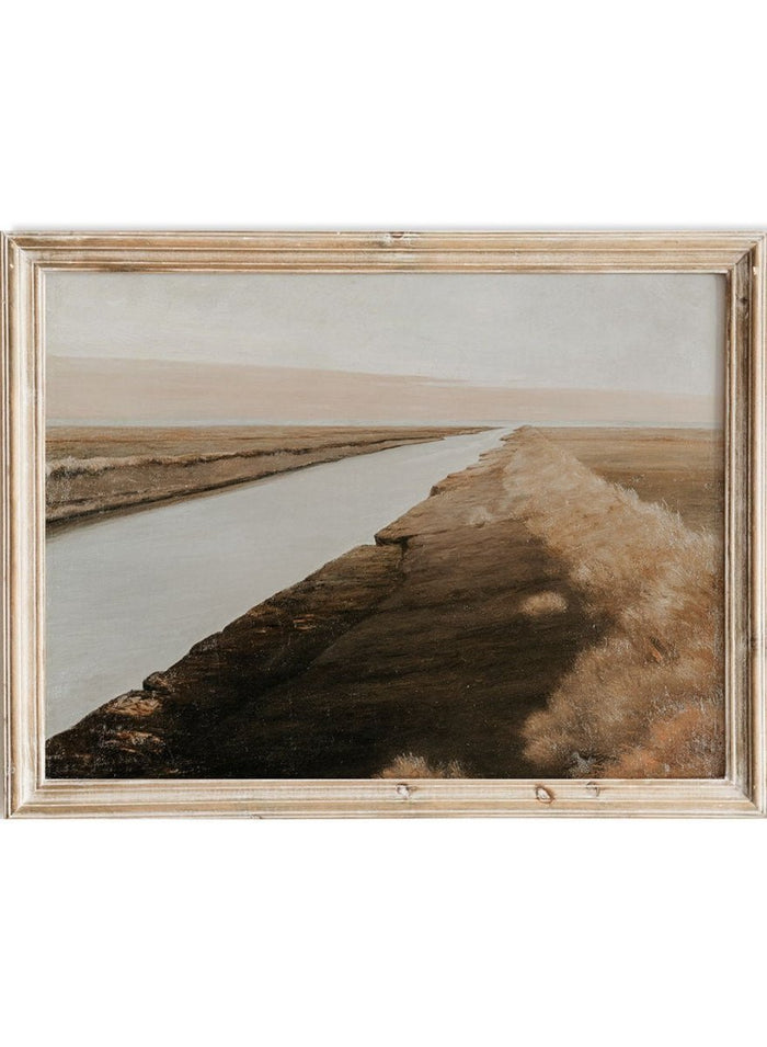"Ribe Stream" Art Print_Sugar & Canvas_Johan Rohde