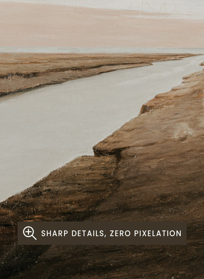 "Ribe Stream" Art Print_Sugar & Canvas_Johan Rohde