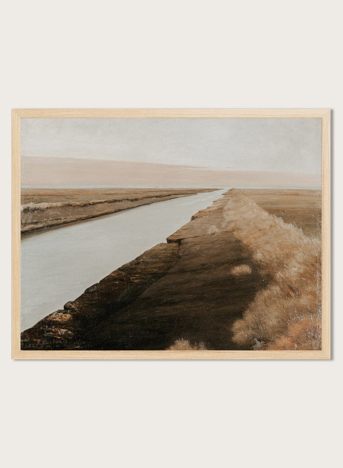"Ribe Stream" Art Print_Sugar & Canvas_Johan Rohde