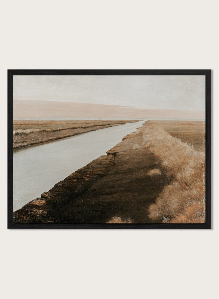 "Ribe Stream" Art Print_Sugar & Canvas_Johan Rohde