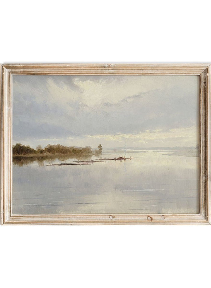 "River Landscape" Art Print_Sugar & Canvas_Ferdynand Ruszczyc