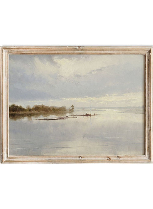 "River Landscape" Art Print_Sugar & Canvas_Ferdynand Ruszczyc