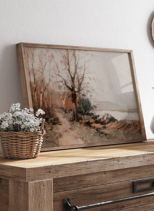 "River Landscape" Art Print_Sugar & Canvas_Eugène Galien-Laloue