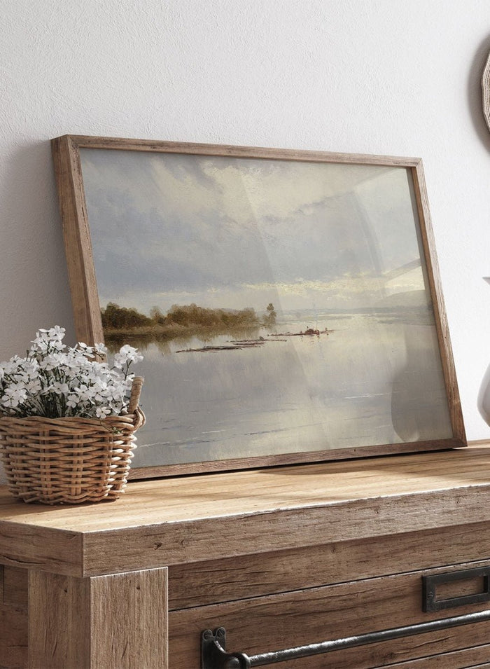 "River Landscape" Art Print_Sugar & Canvas_Ferdynand Ruszczyc