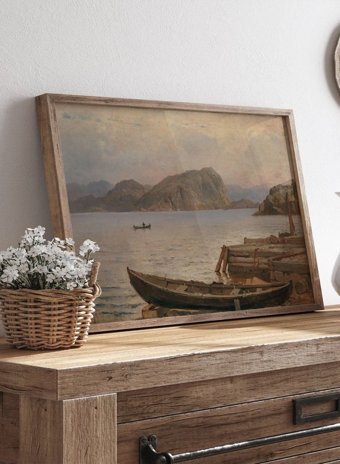 "River Landscape" Art Print_Sugar & Canvas_Carl Frederik Sørensen