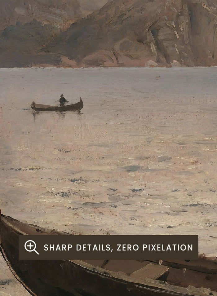 "River Landscape" Art Print_Sugar & Canvas_Carl Frederik Sørensen