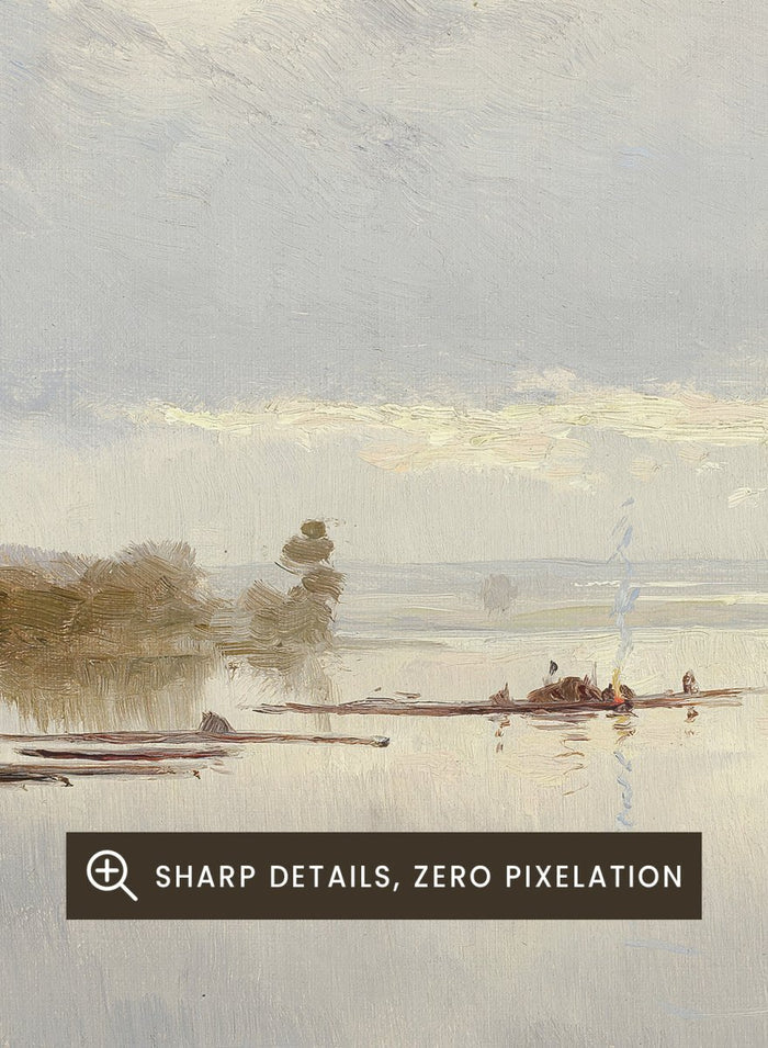 "River Landscape" Art Print_Sugar & Canvas_Ferdynand Ruszczyc