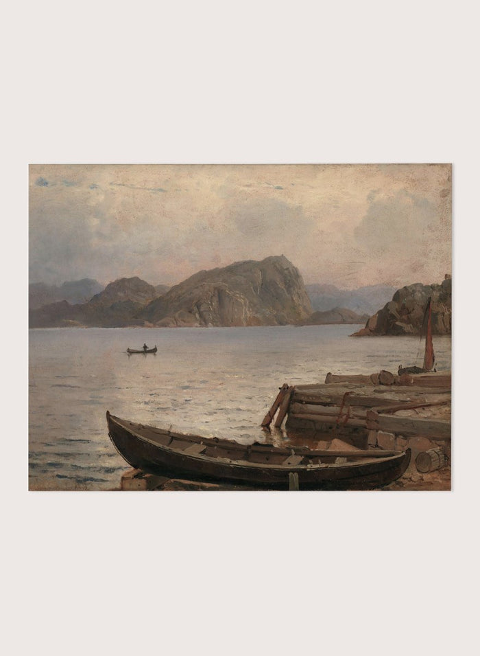 "River Landscape" Art Print_Sugar & Canvas_Carl Frederik Sørensen