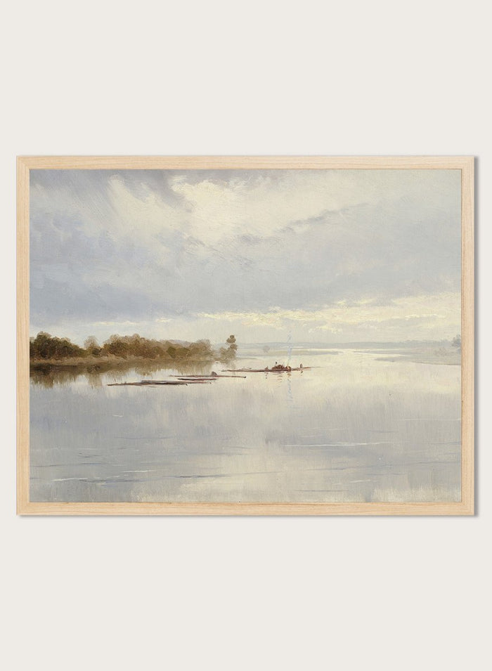 "River Landscape" Art Print_Sugar & Canvas_Ferdynand Ruszczyc